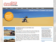Tablet Screenshot of deserttours.info